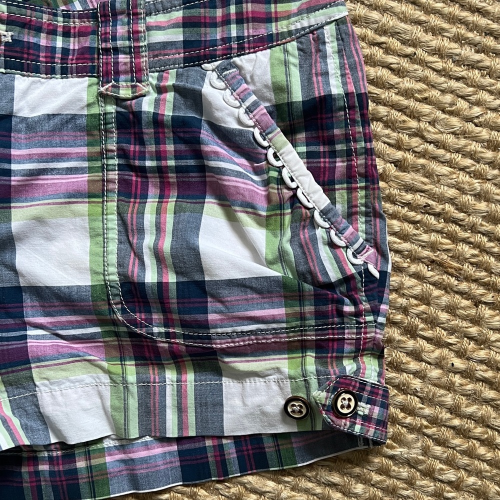 Vintage Juicy Couture Plaid Shorts - Picture 2 of 6